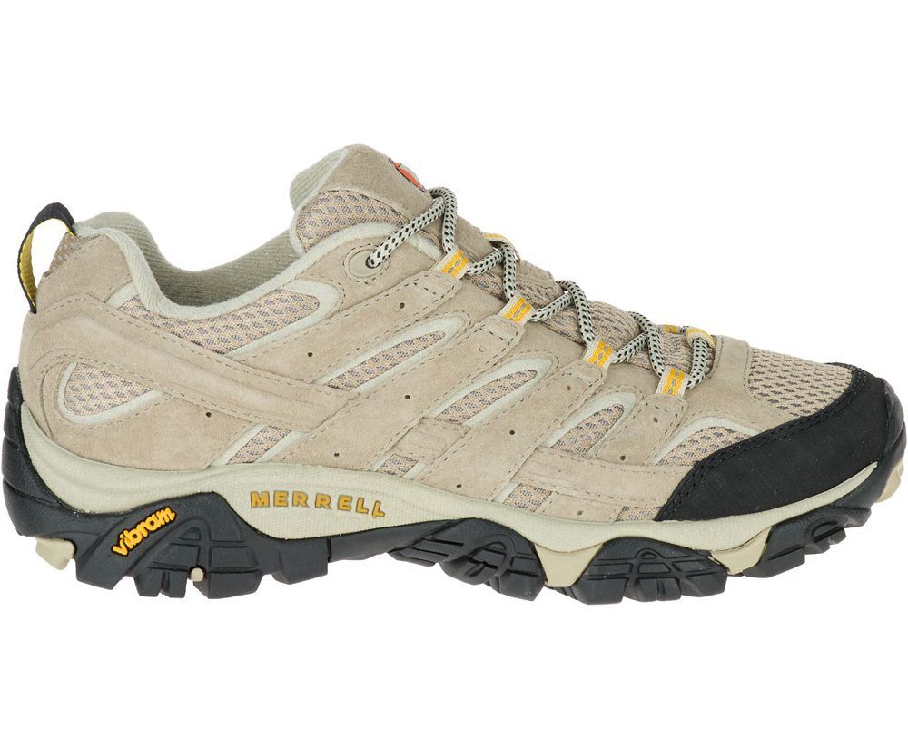 Merrell Hiking Shoes Grey - Moab 2 Ventilator Wide Width - Womens 86RVGSUWO